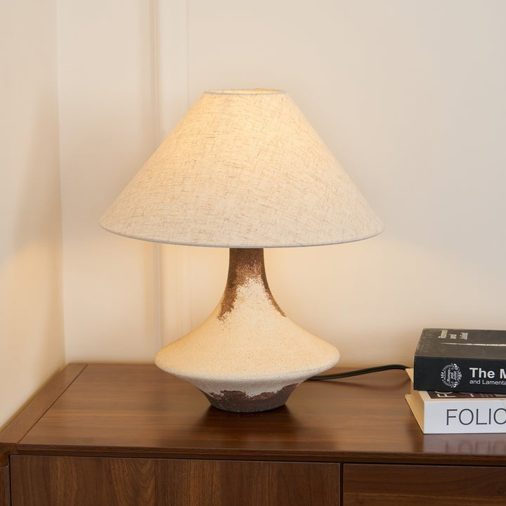 Rustic Earthenware Ceramic Table Lamp