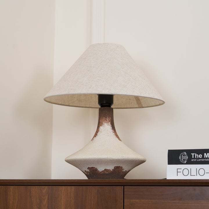 Rustic Earthenware Ceramic Table Lamp