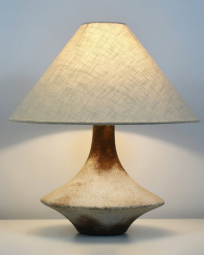 Rustic Earthenware Ceramic Table Lamp