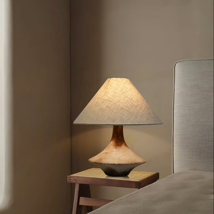 Rustic Earthenware Ceramic Table Lamp