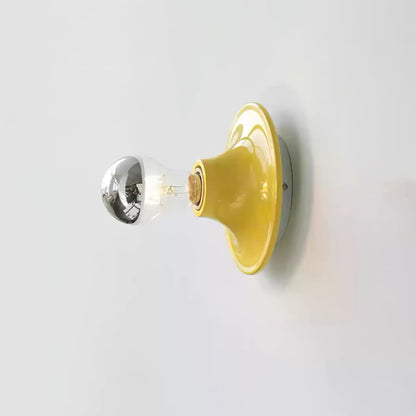 Sculptural Halo LED Wall Sconce