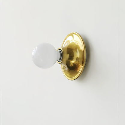 Sculptural Halo LED Wall Sconce