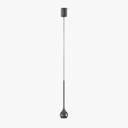 Sleek Acrylic LED Pendant Light with Clear Shade