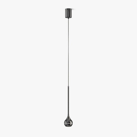 Sleek Acrylic LED Pendant Light with Clear Shade