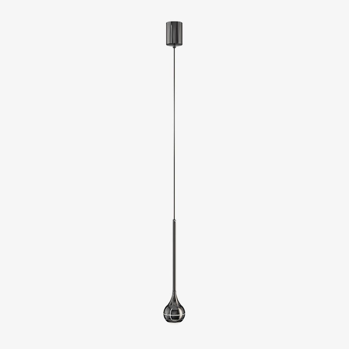 Sleek Acrylic LED Pendant Light with Clear Shade