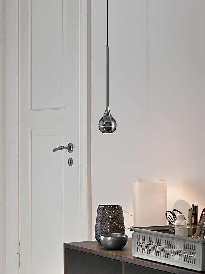 Sleek Acrylic LED Pendant Light with Clear Shade