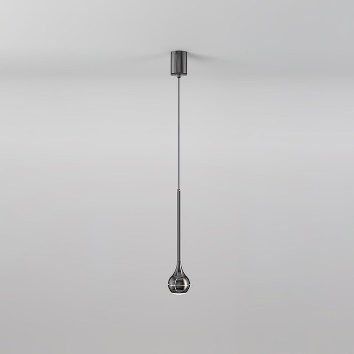 Sleek Acrylic LED Pendant Light with Clear Shade