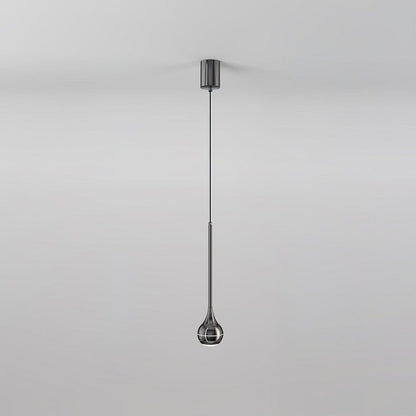 Sleek Acrylic LED Pendant Light with Clear Shade