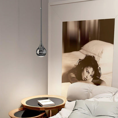 Sleek Acrylic LED Pendant Light with Clear Shade