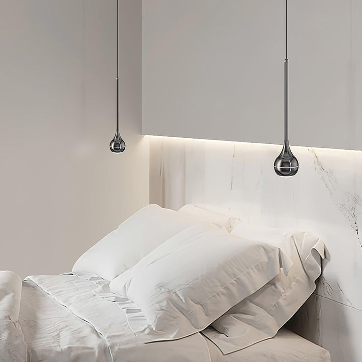 Sleek Acrylic LED Pendant Light with Clear Shade