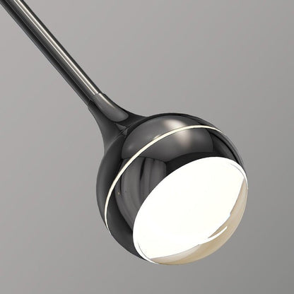 Sleek Acrylic LED Pendant Light with Clear Shade