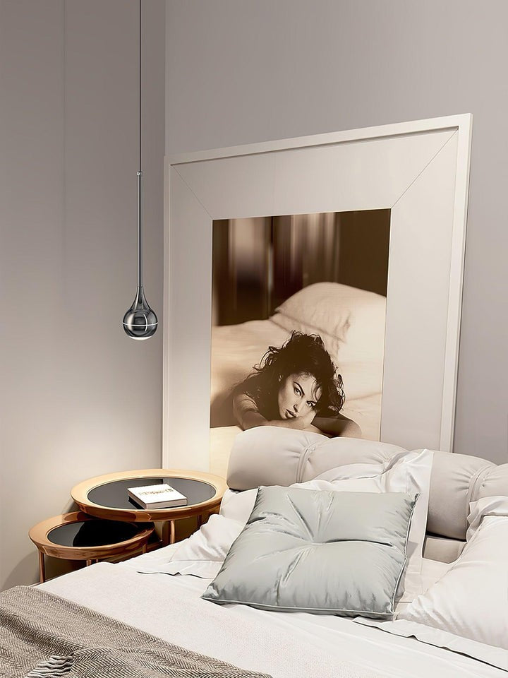 Sleek Acrylic LED Pendant Light with Clear Shade