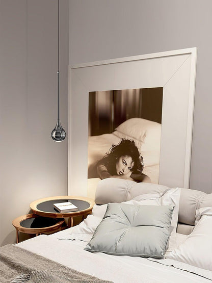 Sleek Acrylic LED Pendant Light with Clear Shade