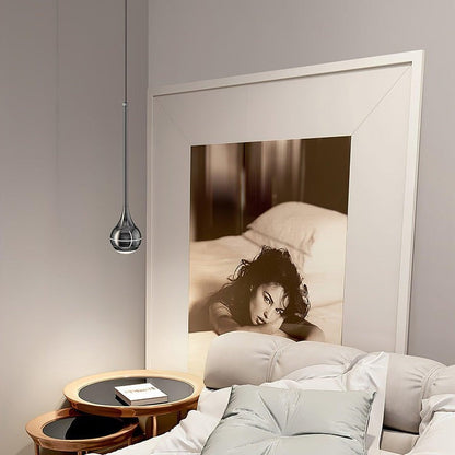 Sleek Acrylic LED Pendant Light with Clear Shade