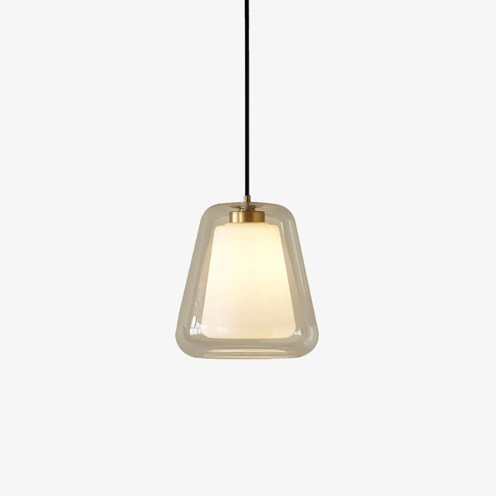 Sleek Glass Modern Pendant Light