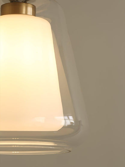 Sleek Glass Modern Pendant Light