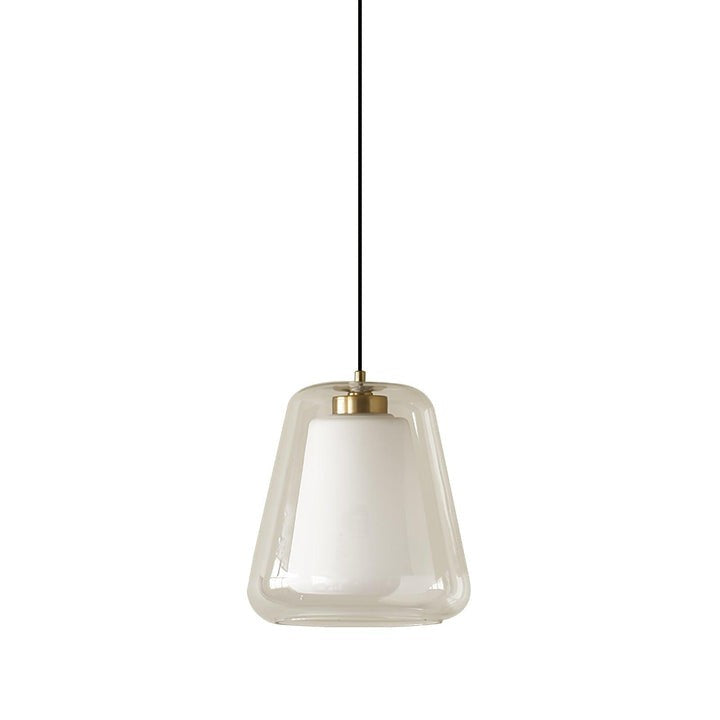 Sleek Glass Modern Pendant Light