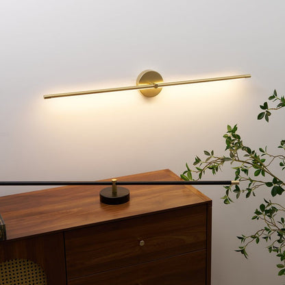 Slim Linear LED Plug-In Wall Sconce