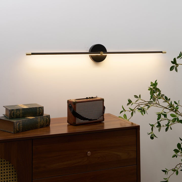 Slim Linear LED Plug-In Wall Sconce