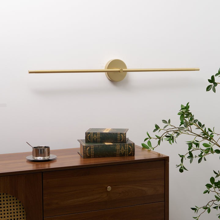Slim Linear LED Plug-In Wall Sconce
