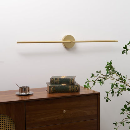 Slim Linear LED Plug-In Wall Sconce