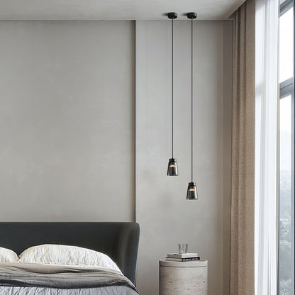 Smoky Gray Aluminum LED Pendant Light