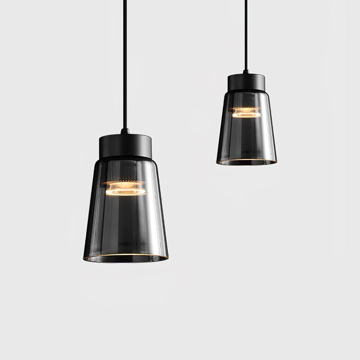 Smoky Gray Aluminum LED Pendant Light