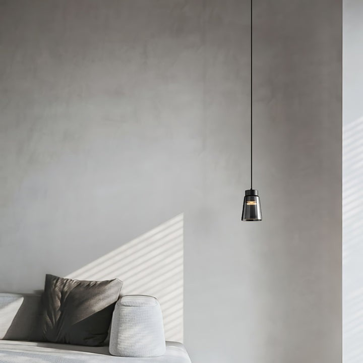 Smoky Gray Aluminum LED Pendant Light
