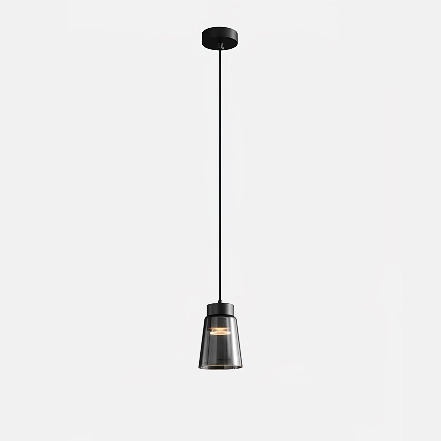Smoky Gray Aluminum LED Pendant Light