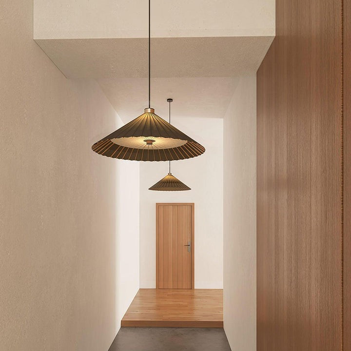 Soothing Fabric Umbrella Pendant Light