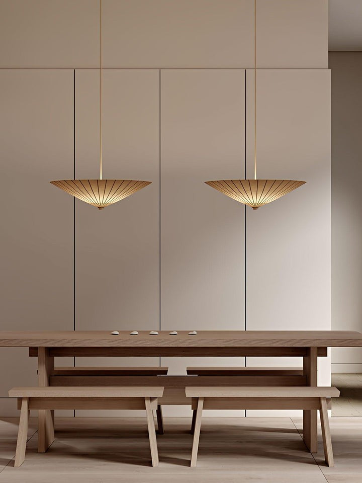 Soothing Fabric Umbrella Pendant Light