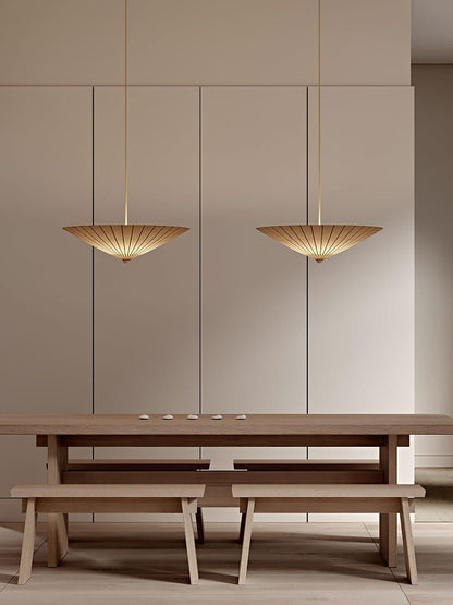 Soothing Fabric Umbrella Pendant Light