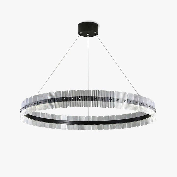 Sparkling LED Acrylic Block Chandelier