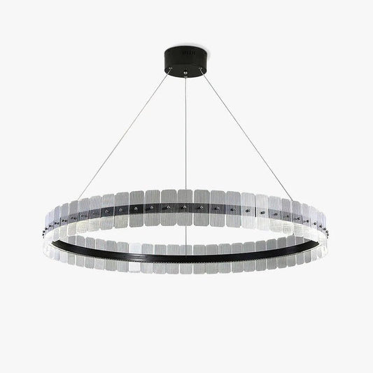 Sparkling LED Acrylic Block Chandelier