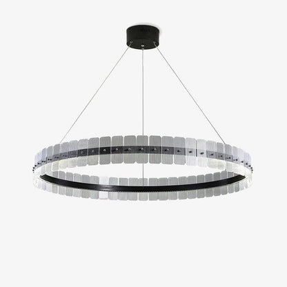 Sparkling LED Acrylic Block Chandelier