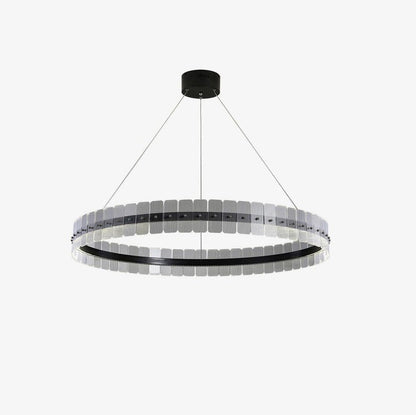 Sparkling LED Acrylic Block Chandelier