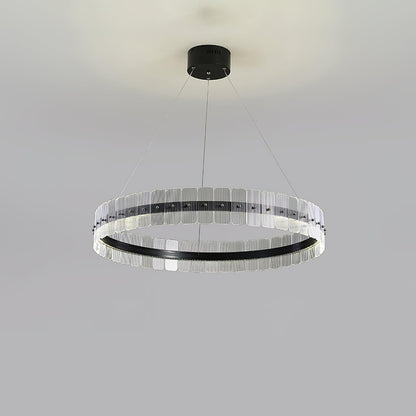 Sparkling LED Acrylic Block Chandelier