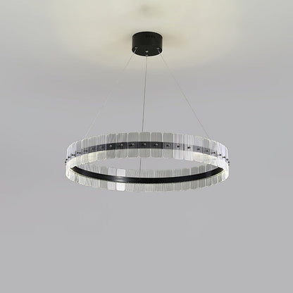 Sparkling LED Acrylic Block Chandelier