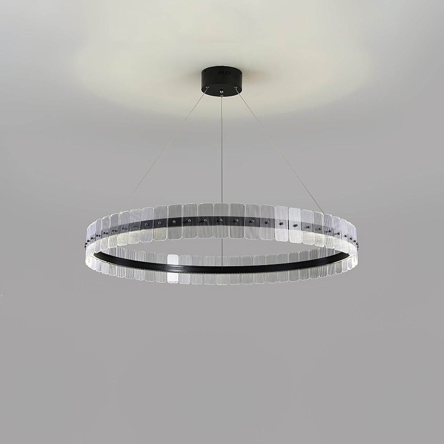 Sparkling LED Acrylic Block Chandelier