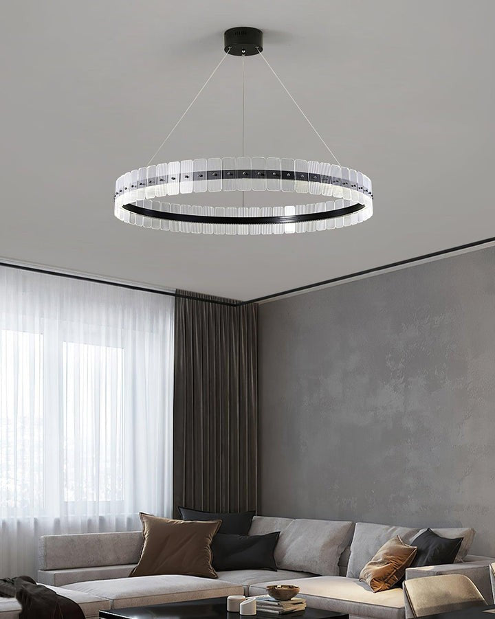 Sparkling LED Acrylic Block Chandelier