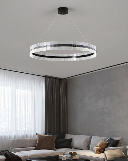 Sparkling LED Acrylic Block Chandelier