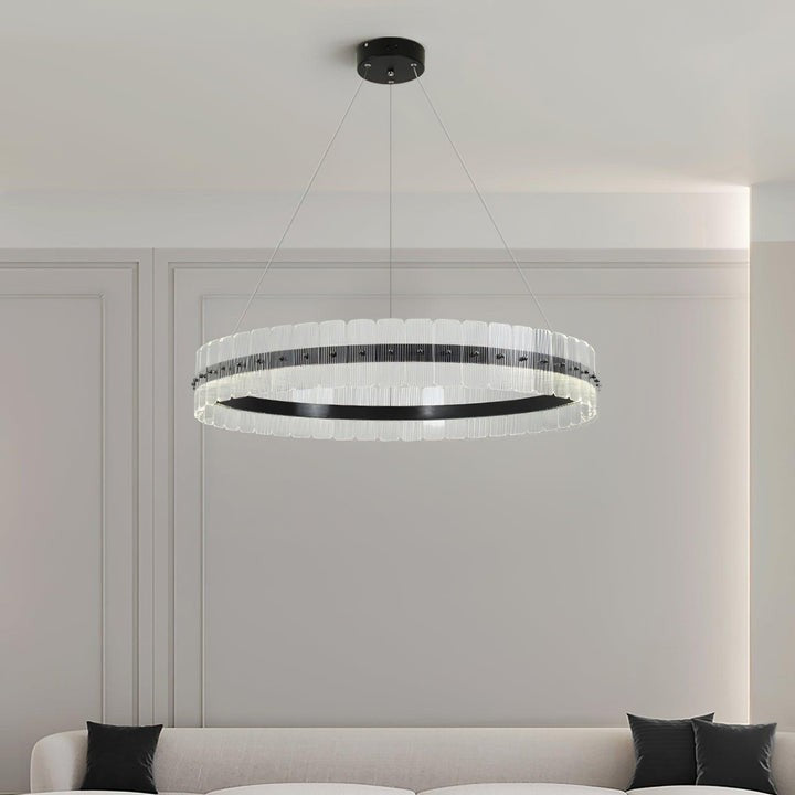 Sparkling LED Acrylic Block Chandelier