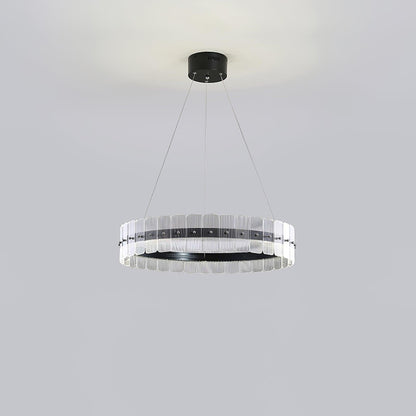 Sparkling LED Acrylic Block Chandelier