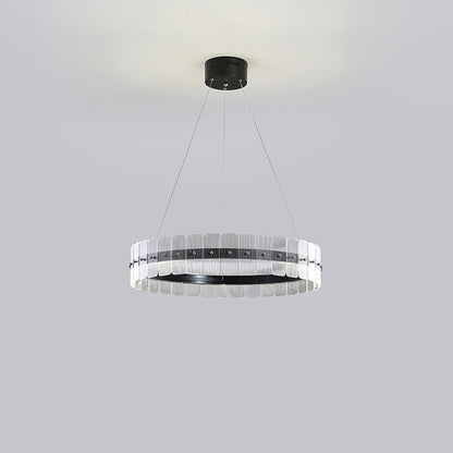 Sparkling LED Acrylic Block Chandelier
