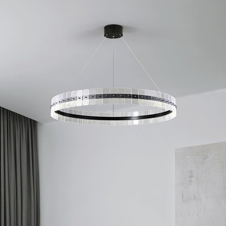 Sparkling LED Acrylic Block Chandelier