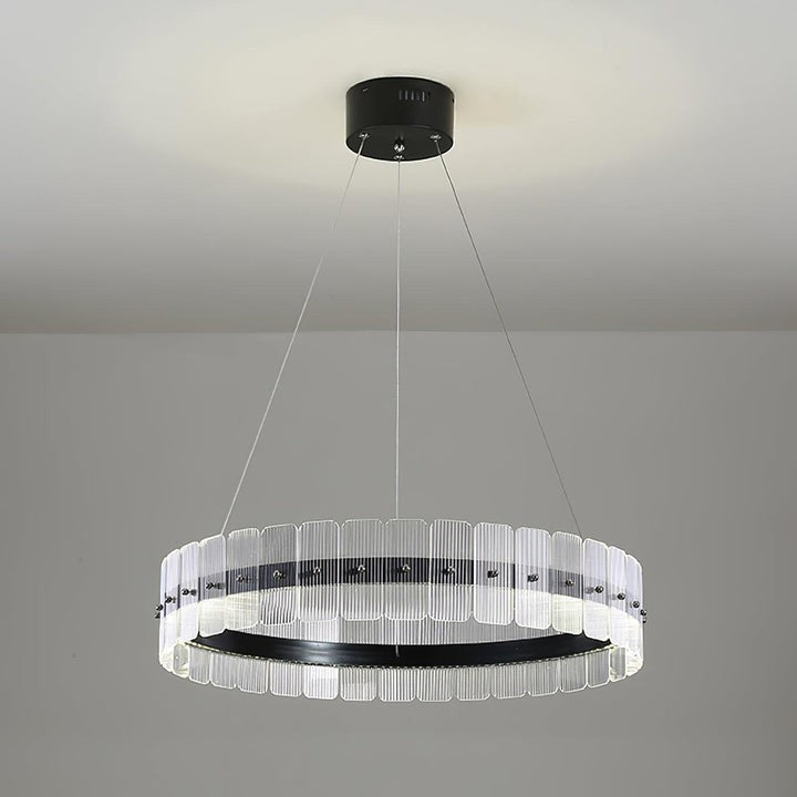 Sparkling LED Acrylic Block Chandelier