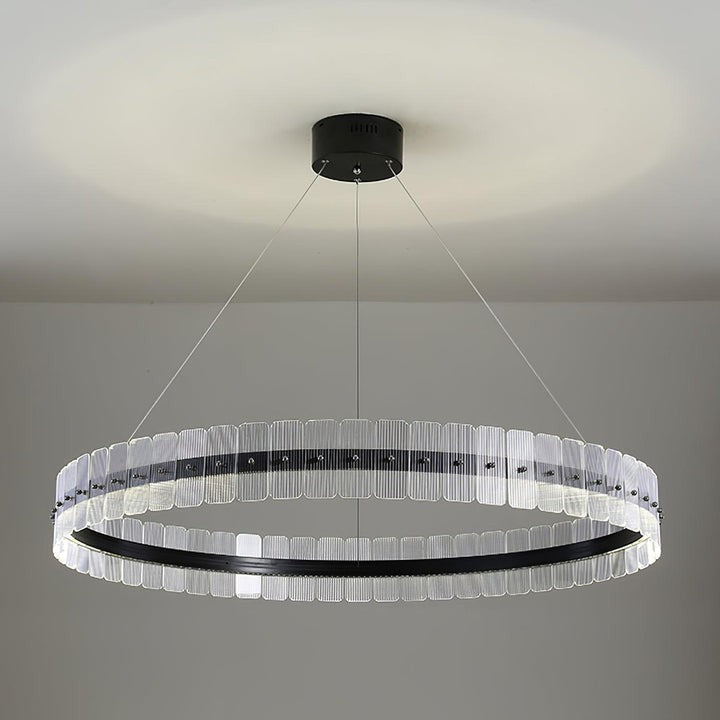 Sparkling LED Acrylic Block Chandelier