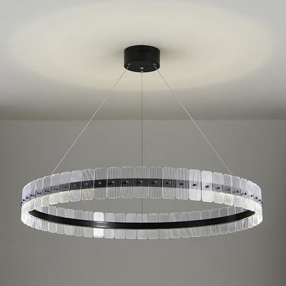 Sparkling LED Acrylic Block Chandelier