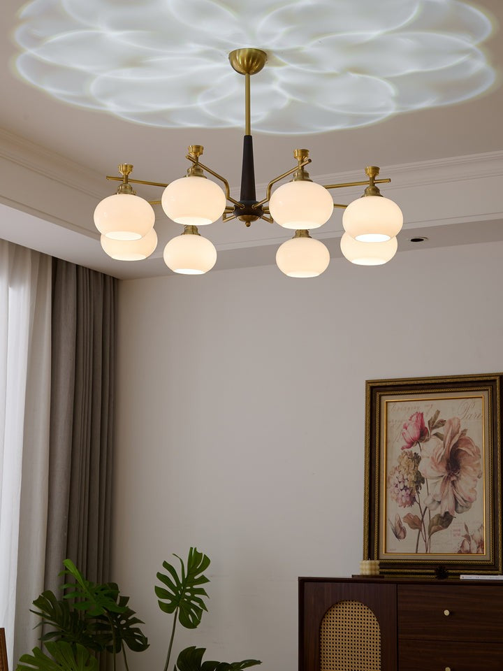Sphere Glass Globe LED Chandelier