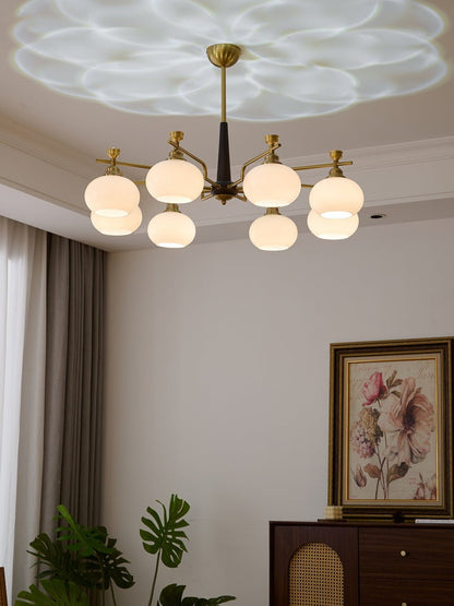 Sphere Glass Globe LED Chandelier